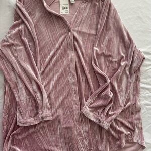 Cato Blush Velvet Top